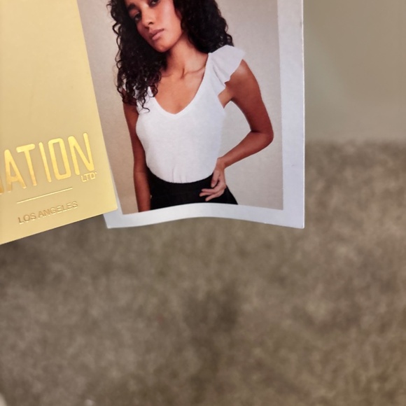 Nation, LTD black sleeveless blouse new with tags medium - Picture 5 of 6